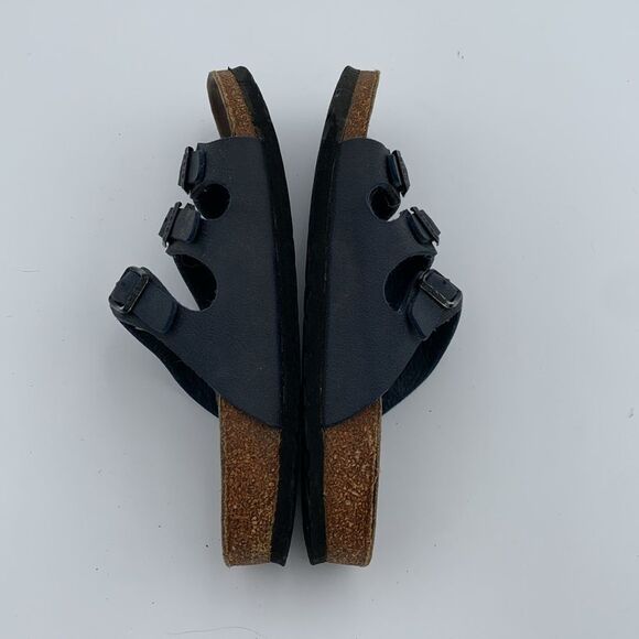 Birkenstock Florida style blue leather three strap woman’s size 38 - Picture 7 of 12
